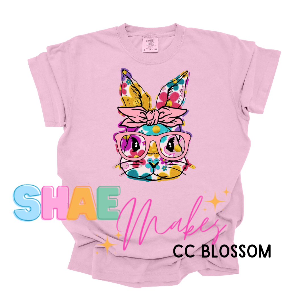 Faux embroidery Bunny