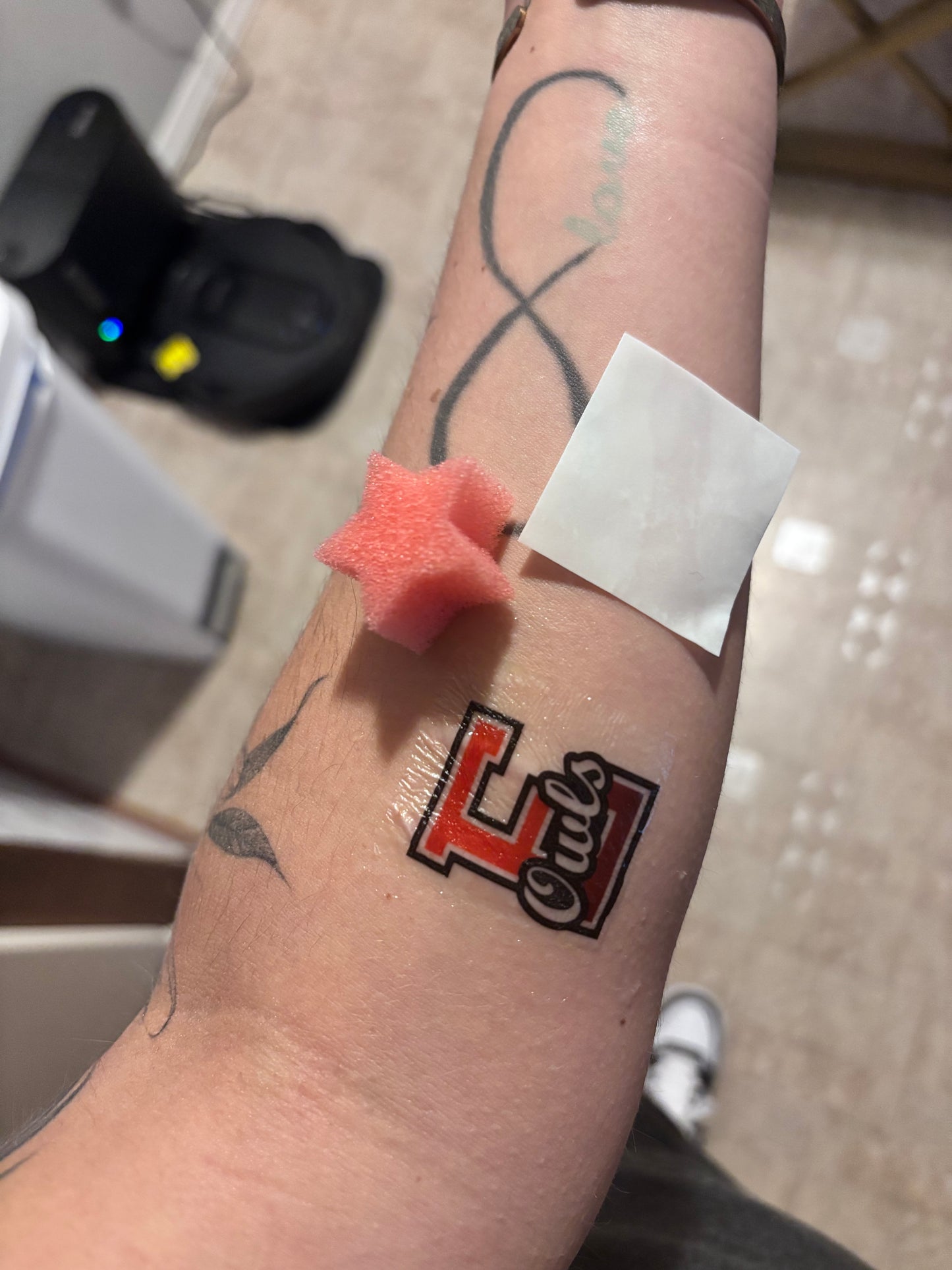 Custom temporary tattoos