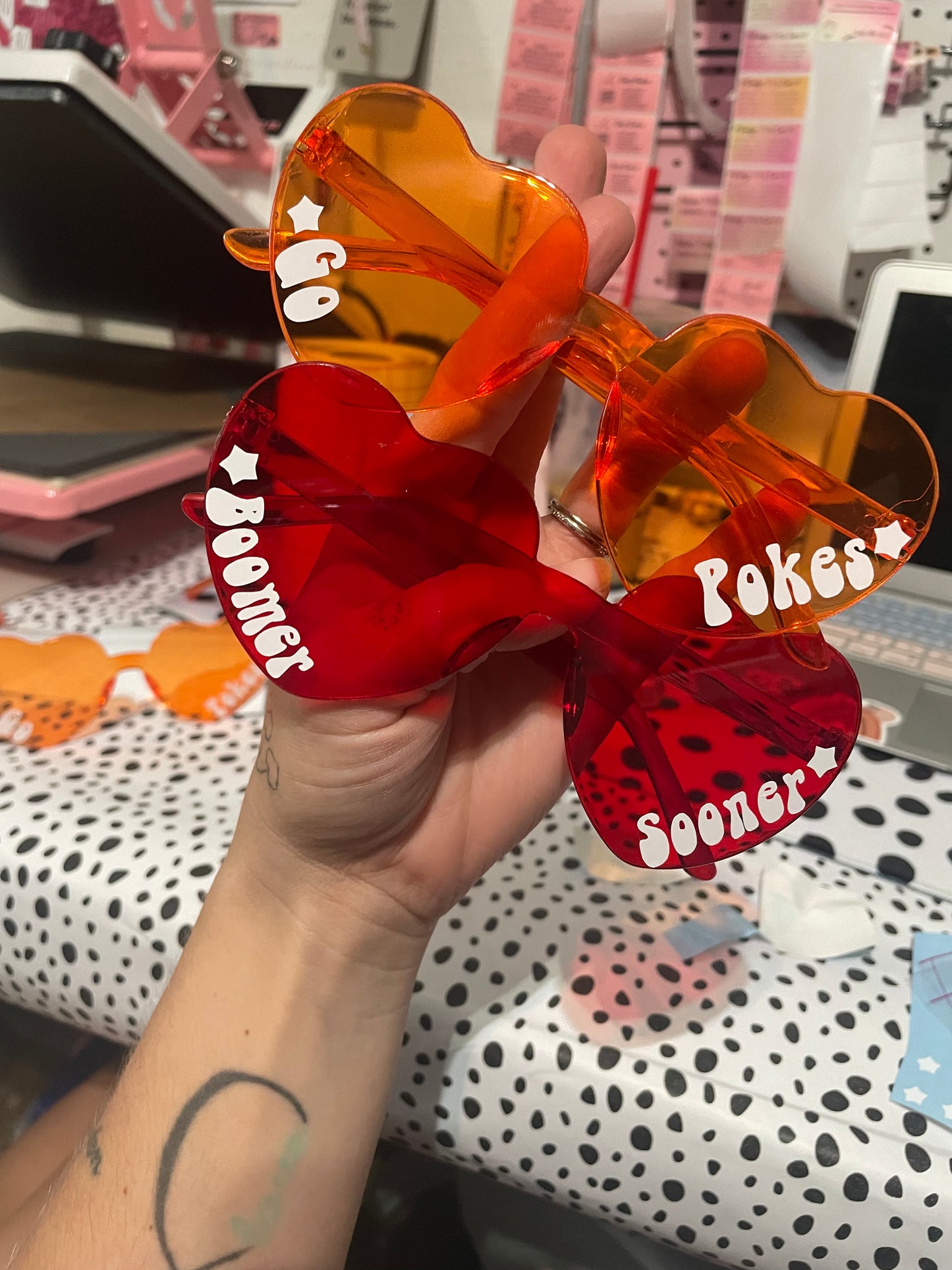Heart sunglasses POKES
