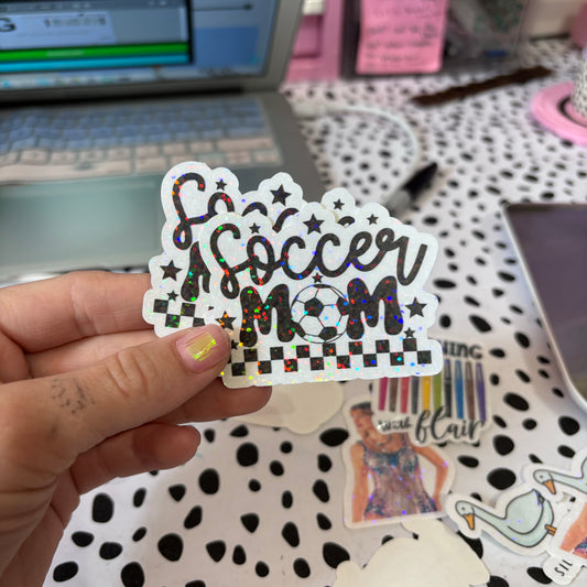Soccer mom sticker