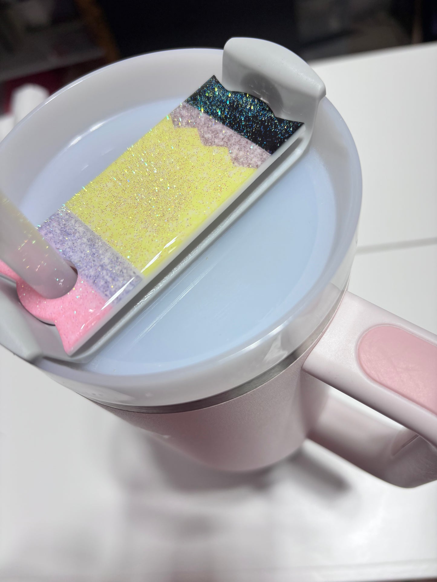 Custom 40 oz acrylic topper (rectangle style)