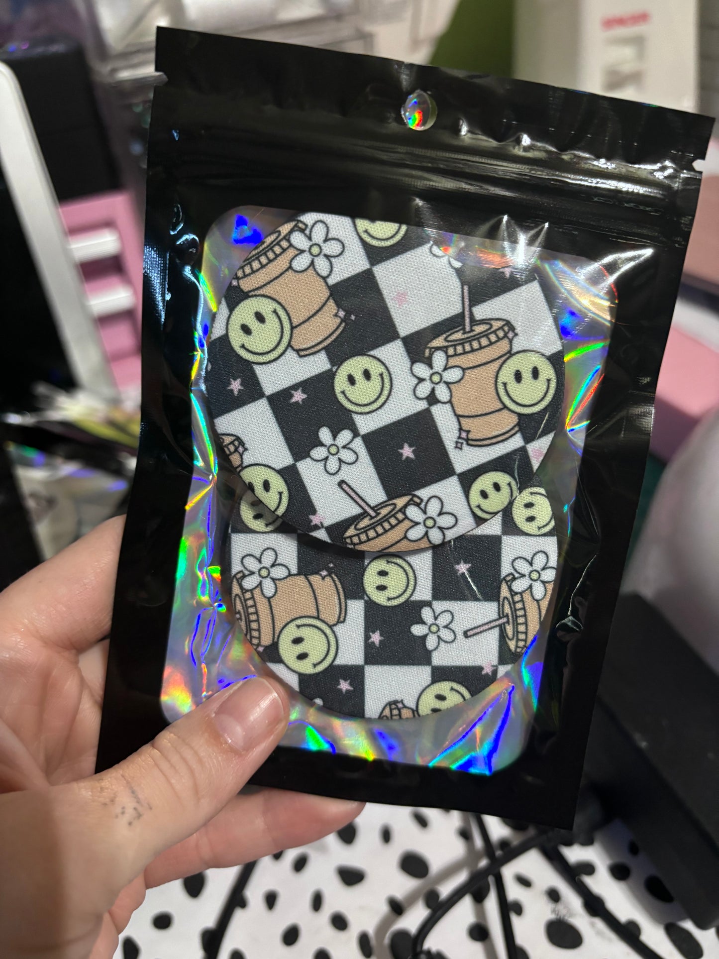 Coffee & Smileys coasters