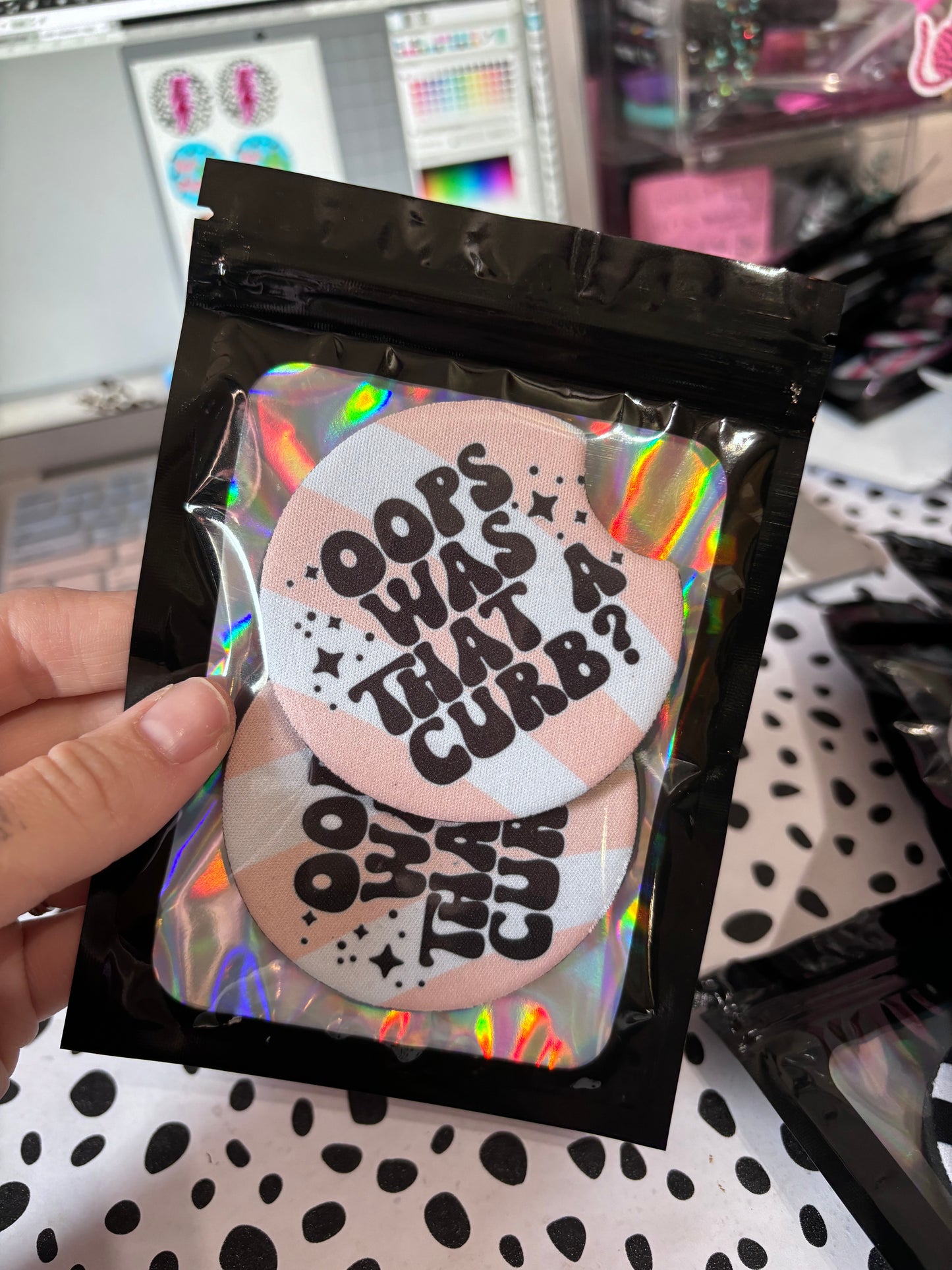 Oops was that a curb? Coasters