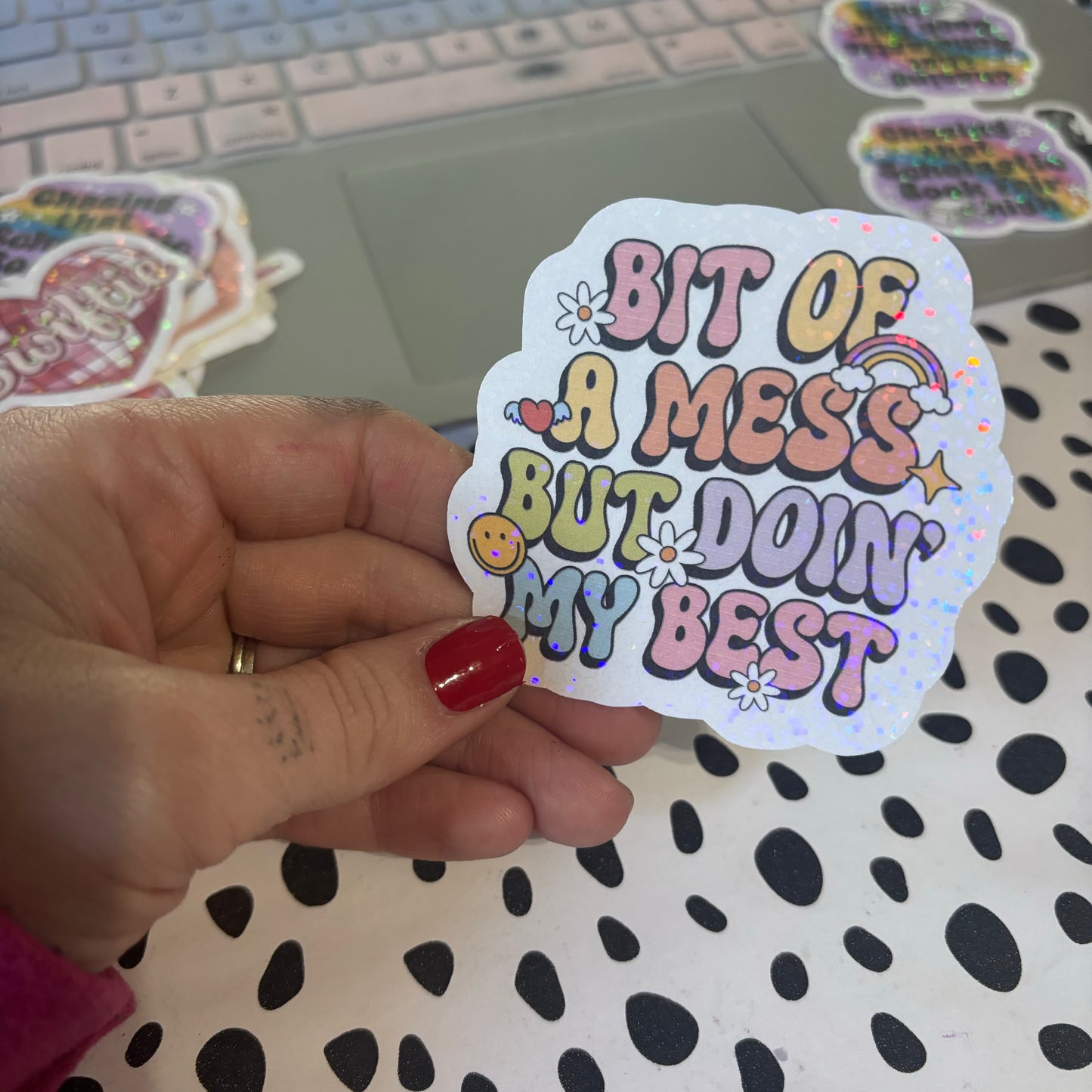 Doin my best sticker