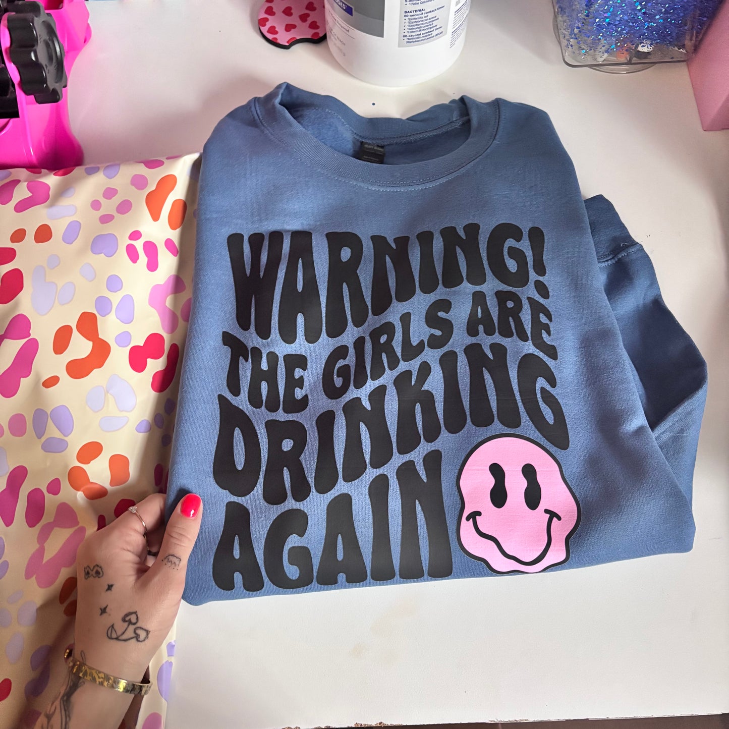 The girls are drinking again
