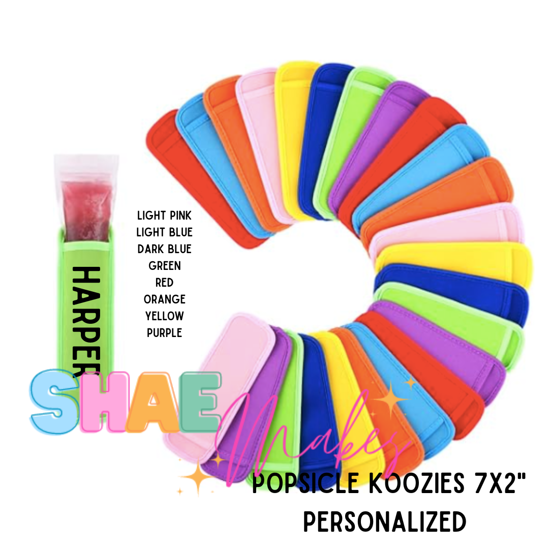Popsicle Koozie Personalized