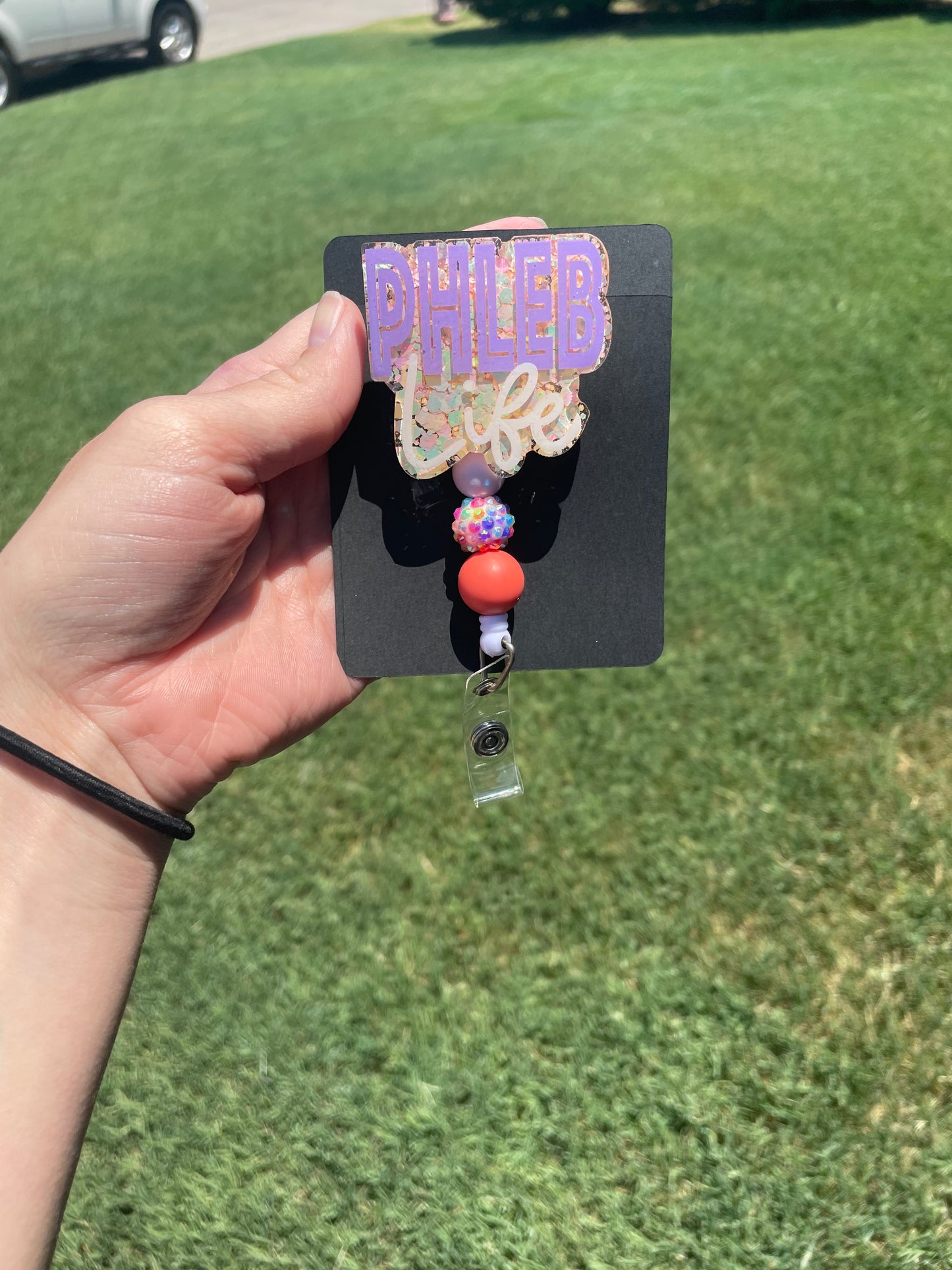 Phleb life badge reel