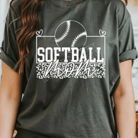 Softball mom Leopard