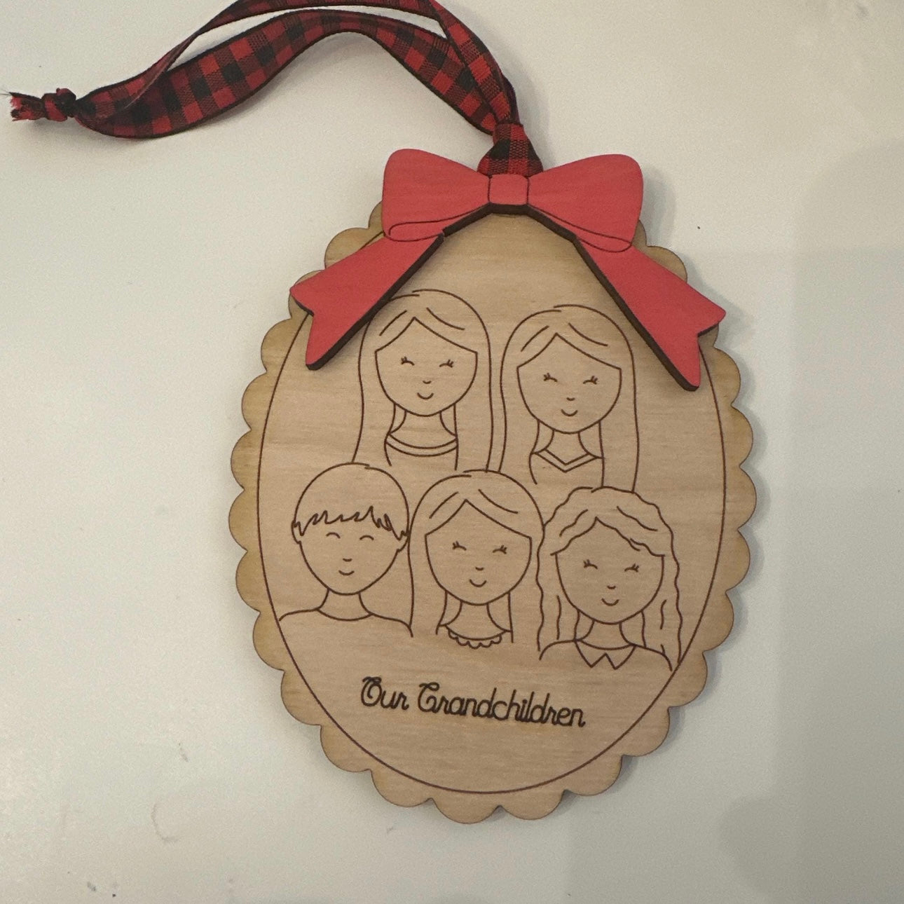 Custom family ornament