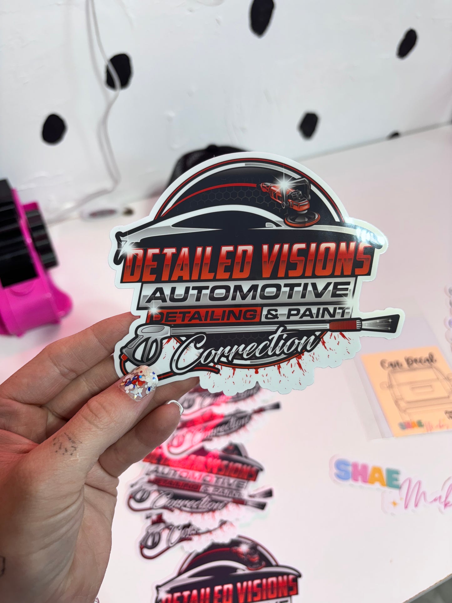 Custom waterproof decal order