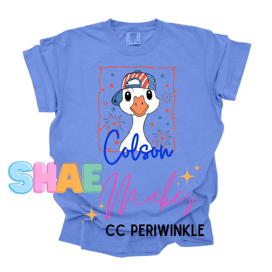 Boy Goose Merica' Custom name Kids