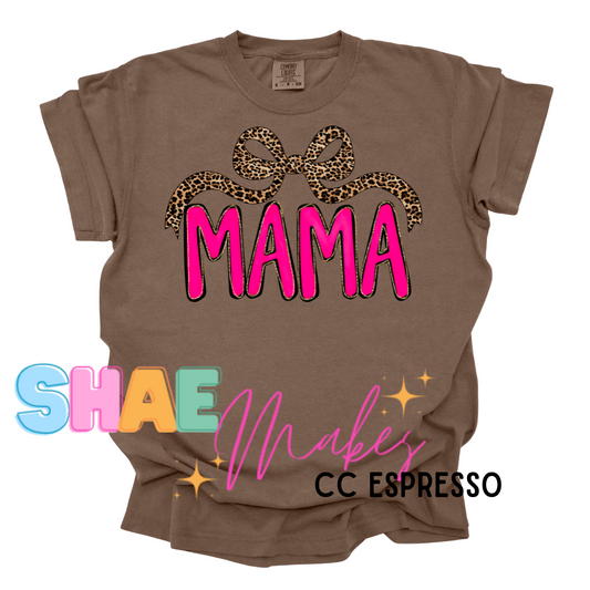 Leopard Bow Mama