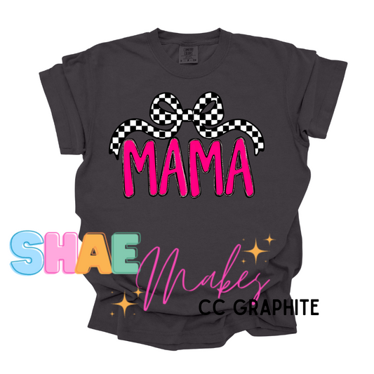 Checkered Bow Mama