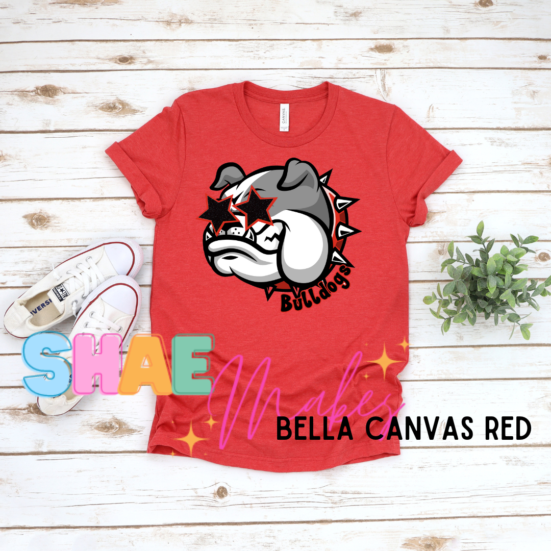 Mascot Tee preppy Bulldogs