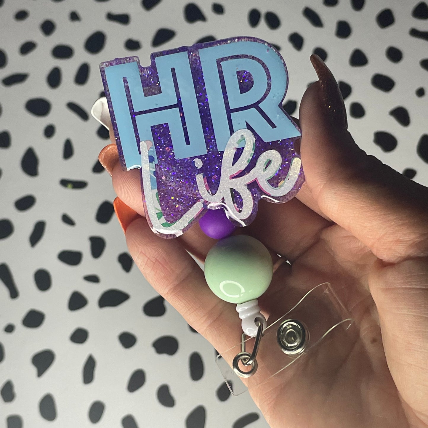 HR LIFE badge reel