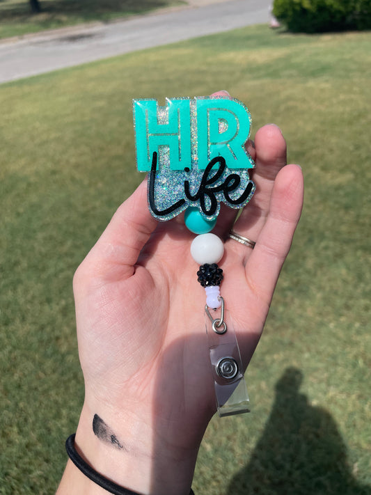 HR LIFE badge reel